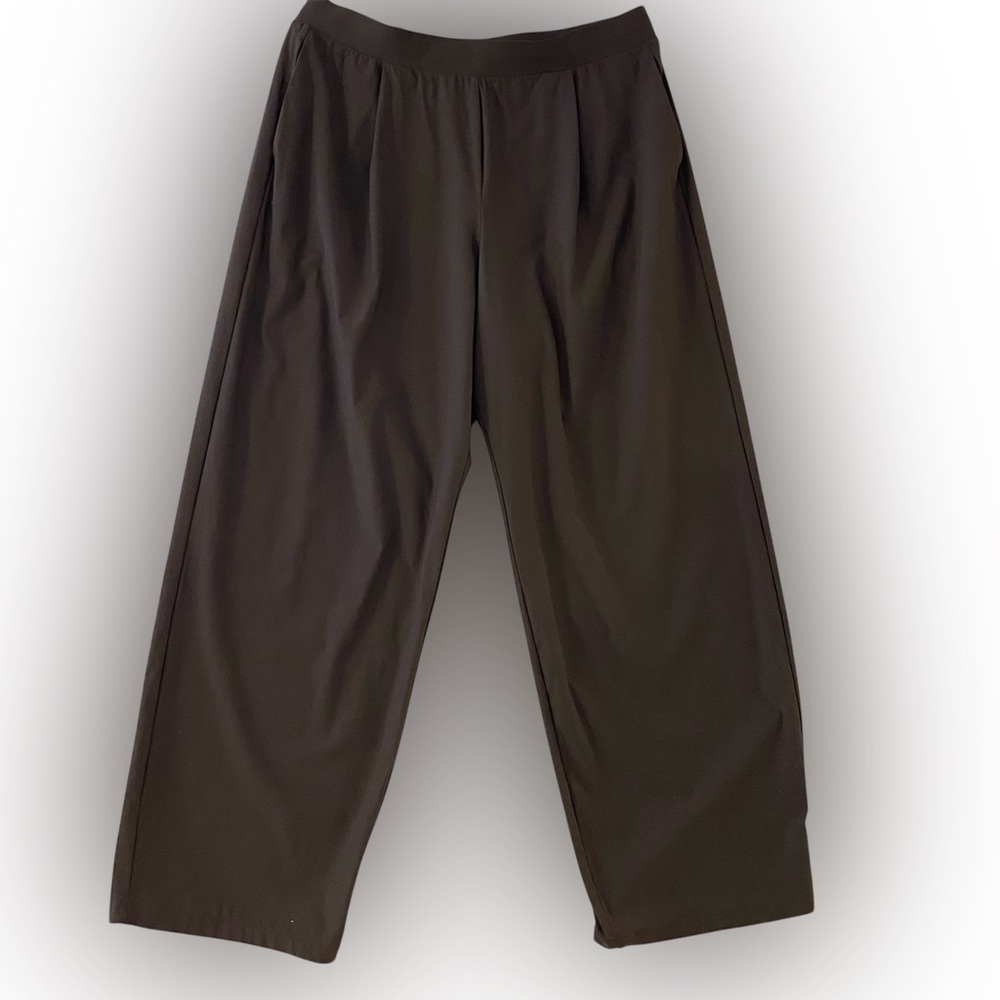 Uniqlo Women's Ultra Stretch AIRism Straight Wide Pants Trousers Size XL NWOT